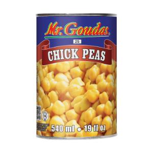 MR GOUDAS CANS JUMBO CHICK PEAS 25